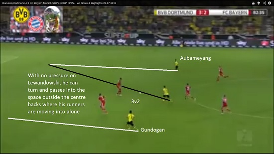 Bayern v Dortmund 10